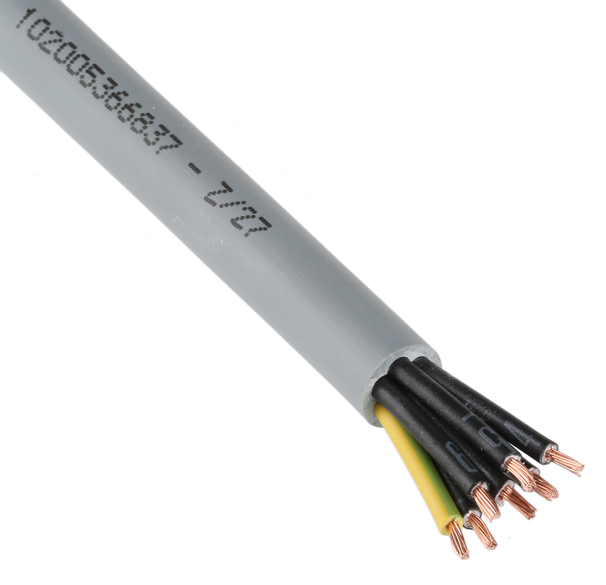 Lapp ÖLFLEX CLASSIC 130 H Control Cable, 7 Cores, 0.75 mm² CSA 18 AWG, Unscreened, 50 m, Grey Zero Halogen Sheath