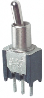TE Connectivity Toggle Switch, PCB Mount, On-On, SPDT, Through Hole Terminal