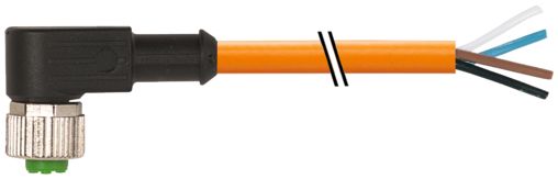 Murrelektronik Limited Female 4 way M12 to Free Cable End Sensor Actuator Cable, 5 m