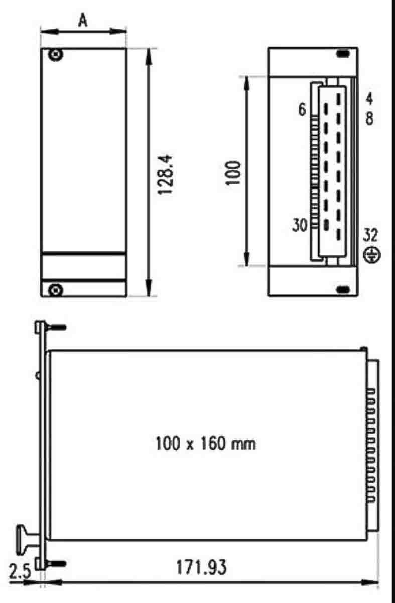 nVent SCHROFF Switching Power Supply, 13100122, -12 V dc, 5 V dc, 12 V dc, 2.5 A, 8 A, 100W, Triple Output, 100