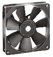 ebm-papst 4400 F Series Axial Fan, 12 V dc, DC Operation, 114m³/h, 2W, 119 x 119 x 25mm