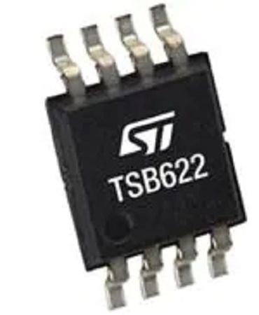 TSB622IST STMicroelectronics, Operational Amplifier, 1.7 MHz, 8-Pin 36 V MiniSO8