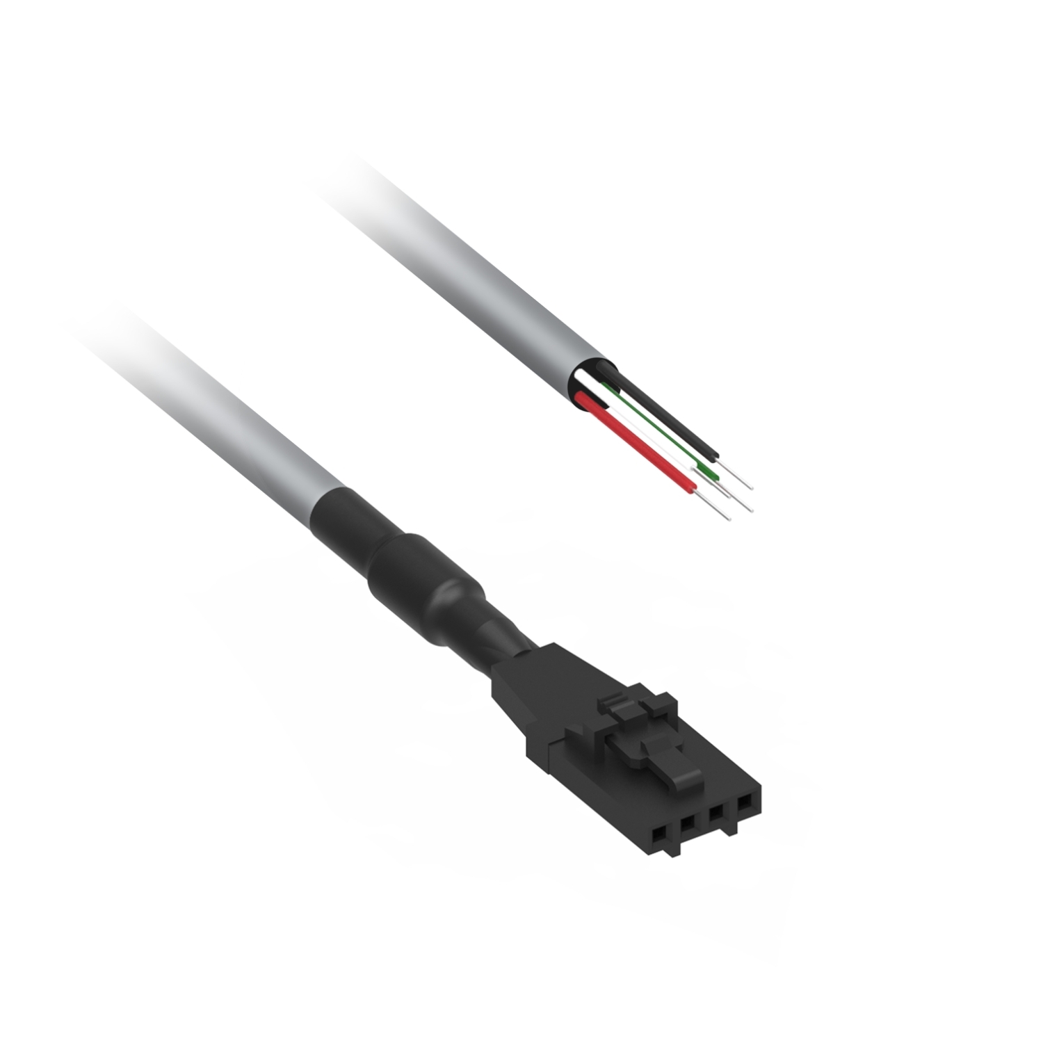 Schneider Electric Female 4 way Plug-In to Unterminated Actuator/Sensor Cable, 2 m