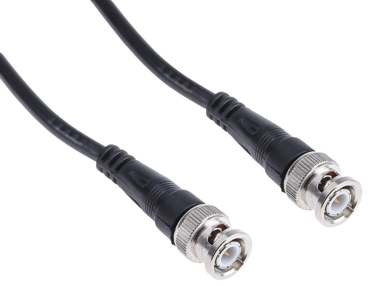 RS PRO BNC RG58 Coaxial Cable Series, 2 m, RG58 Coaxial, Terminated 50 Ω