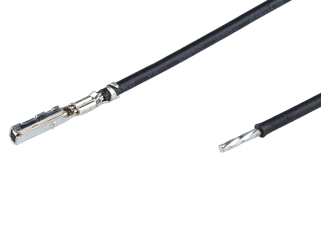 Molex 1 Way Female Crimped Terminal to 1 Way Male Crimped Terminal Wire to Board Cable Assembly, 300mm