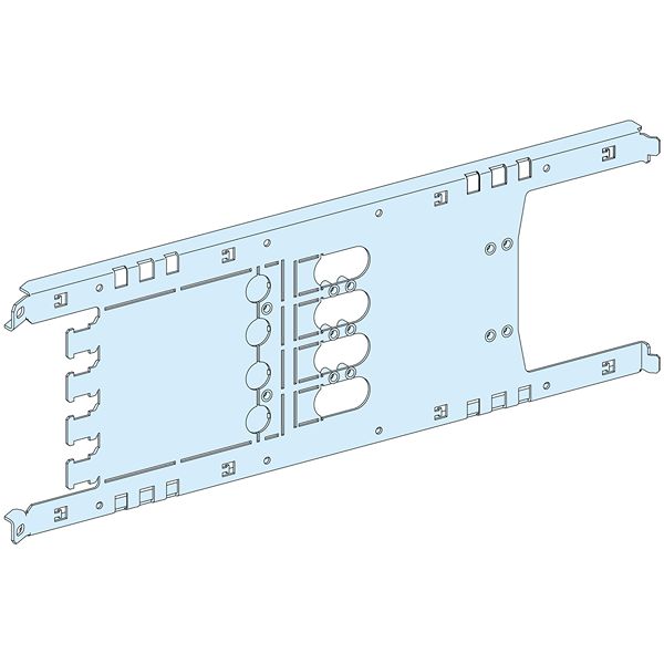 Schneider Electric PrismaSeT P Series Sheet Steel Mounting Plate for Use with PrismaSeT G enclosure, PrismaSeT P