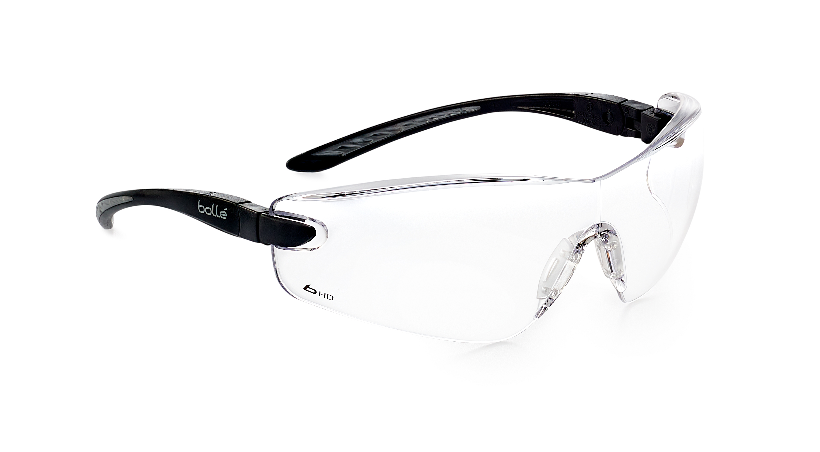 Bolle Safety COBRA UV Safety Glasses, Clear PC Lens, Vented
