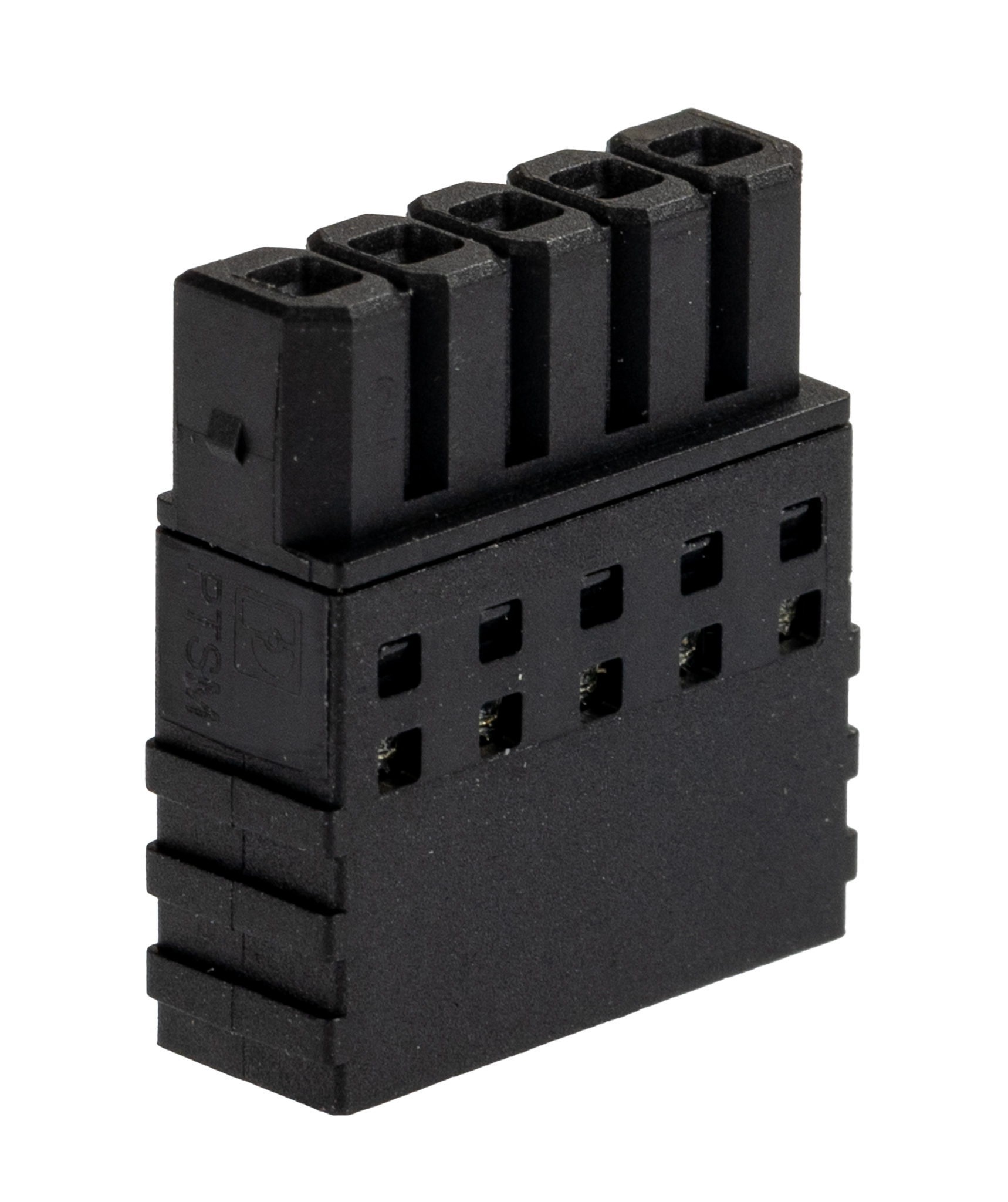 Phoenix Contact, 2.5mm Pitch, PTSM 0.5/ 5-P-2.5, 5 Way, , Pluggable Terminal Block, Plug, Cable Mount, Spring Cage