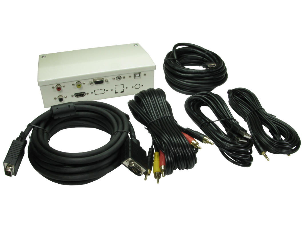 RS PRO 7 Way Female Audio & Video Faceplate