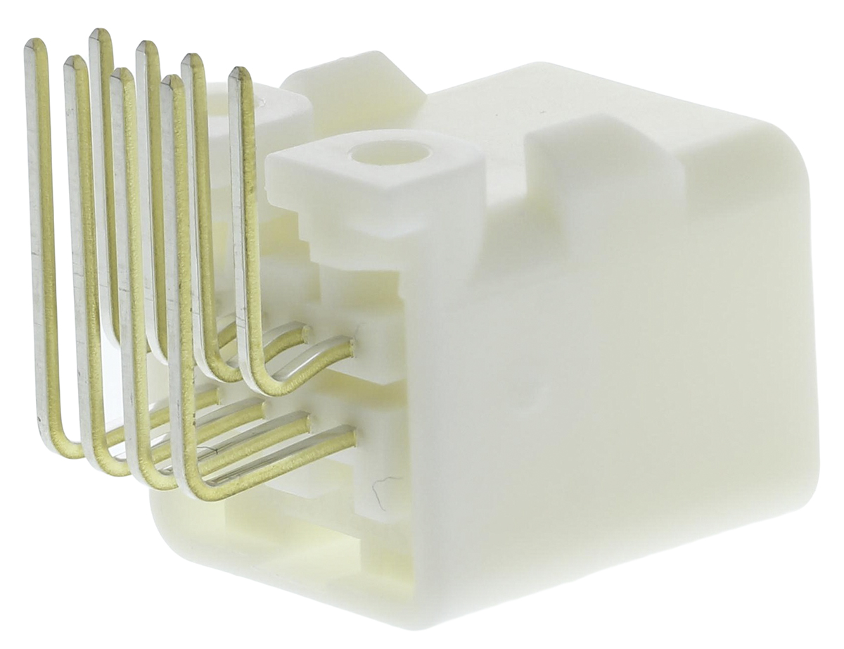 TE Connectivity, TH 025 Automotive Connector Socket Natural Panel Mount 8 Way, Solder Termination 1376350-2