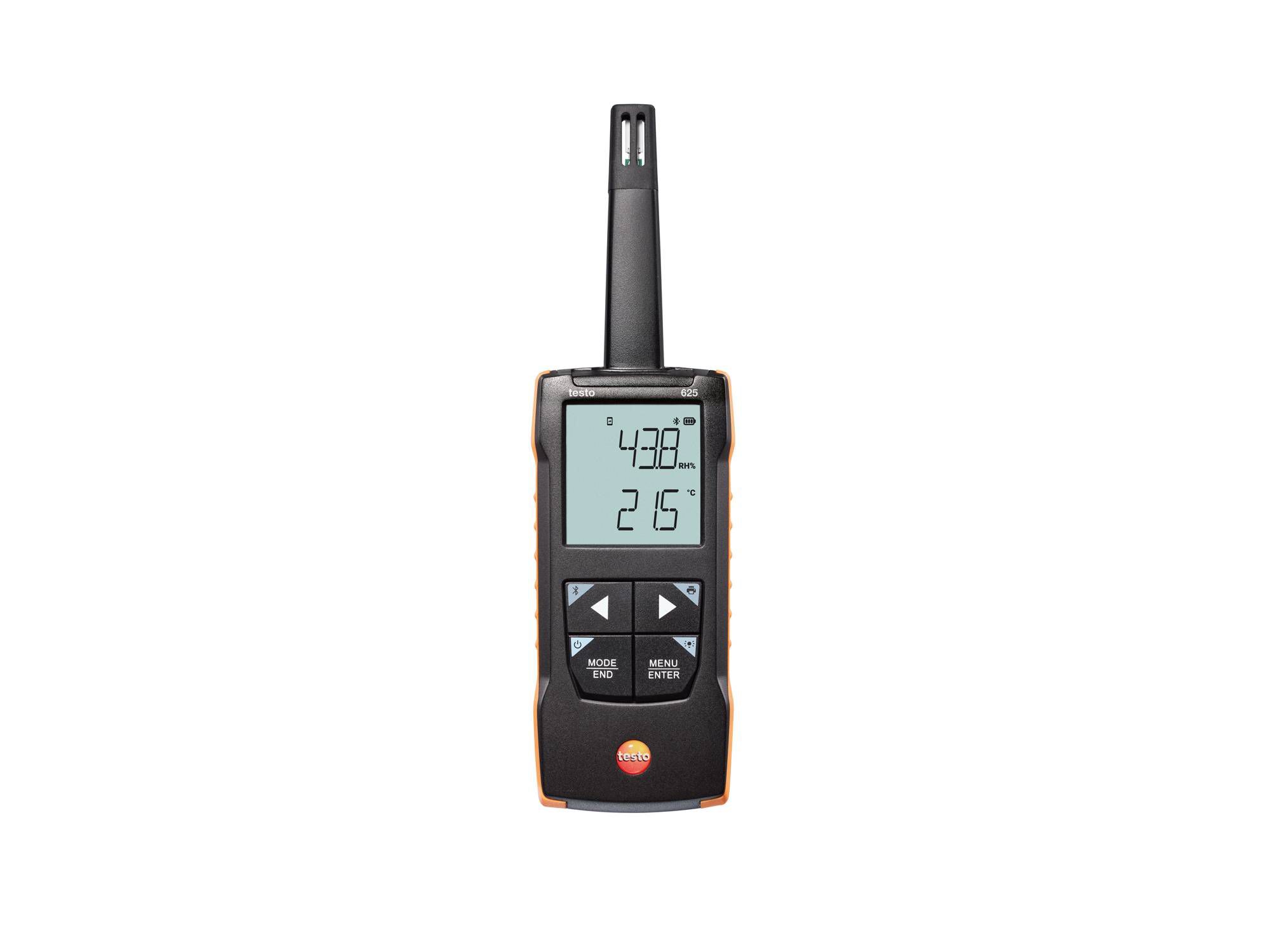 Testo 625 Thermohygrometer, 2.5 %RH Accuracy, +60°C Max, 100%RH Max