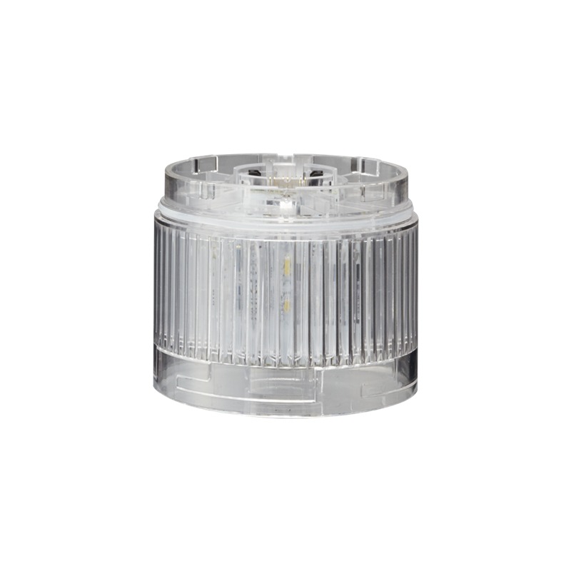 Patlite LR6 Series Clear Light Module for Use with Signal Tower, LED Bulb, DC, IP65