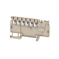 Weidmuller 1988160000 A Series Beige, 1.5mm², Single-Level, Push In Termination