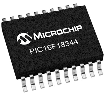 Microchip PIC16F18344-I/SS, 8 bit PIC, PIC16F18344 Microcontroller, 40 MHz, 7kB FLASH, 20-Pin SSOP