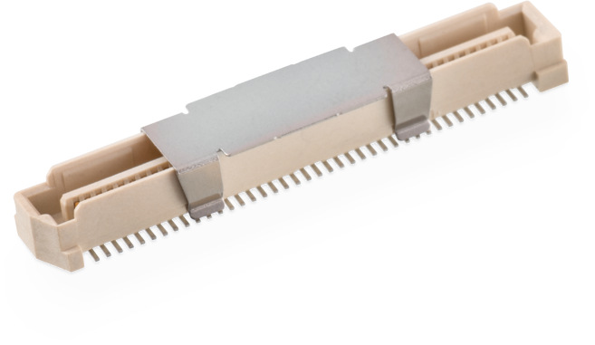 Wurth Elektronik WR-BTB Series Vertical Surface PCB Header, 80 Contact(s), 0.8 mm Pitch, 1 Row, Shrouded