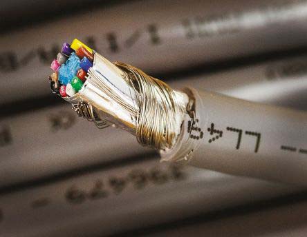 Alpha Wire Xtra-Guard Flex Series Multicore Industrial Cable, 12 Cores, 0.2 mm², Screened, 24 AWG, 30m, Foil and Braid