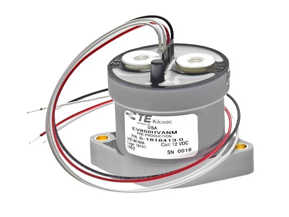 TE Connectivity KiloVac Kilovac LEV200 Contactor, 12 V dc Coil, 1-Pole, 600 A, SPST-NO, 12 V dc