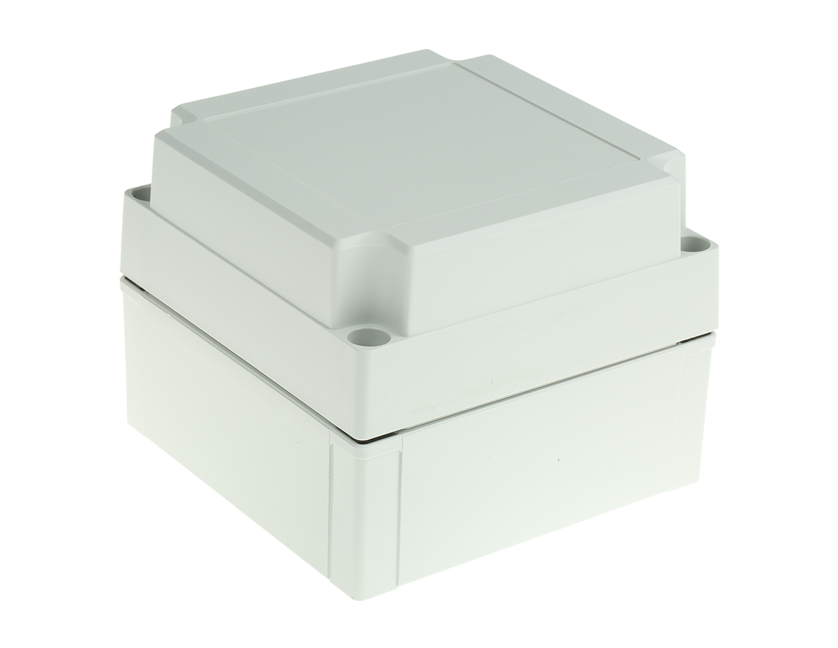 Fibox Grey ABS Enclosure, IP66, IP67, 130 x 130 x 100mm