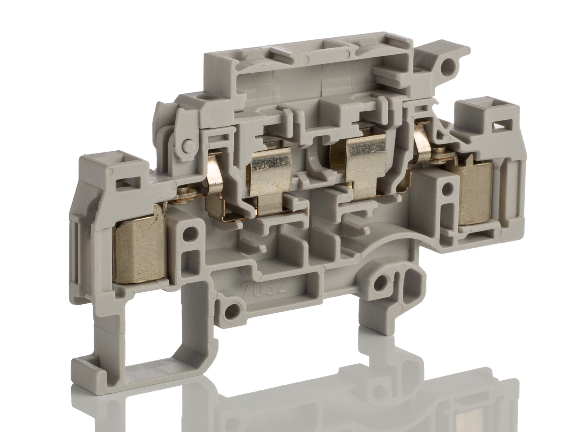 Entrelec 1SNA199208R1100 D Series Grey, 1.5mm², Screw Termination, Fused