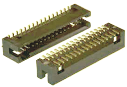 Amphenol Communications Solutions Minitek127 Series Straight Surface PCB Header, 6 Contact(s), 1.27 mm Pitch, 2 Row,