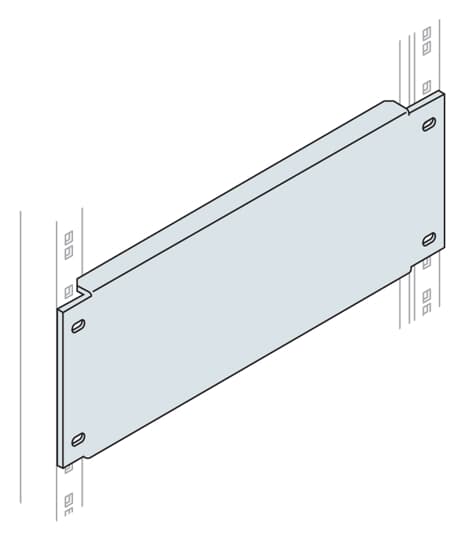 ALUMINIUM PANEL 19' RACK-4HE H=177.5MM
