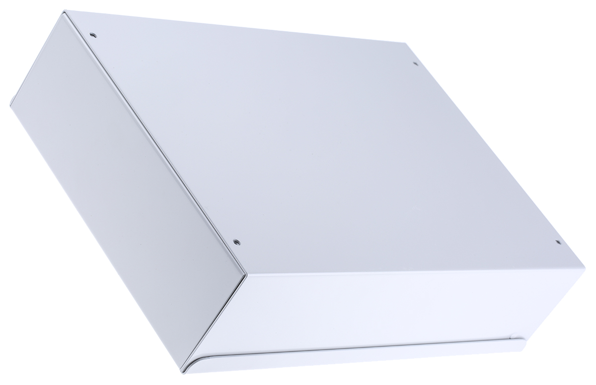 RS PRO Grey Cold Rolled Steel Instrument Case, 310 x 230 x 80mm