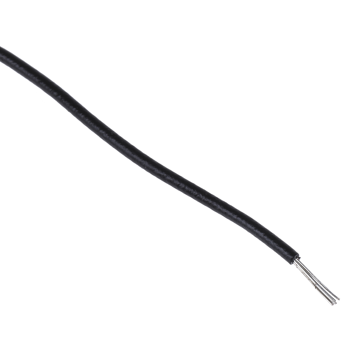 Alpha Wire Premium Series Black 0.52 mm² Hook Up Wire, 20 AWG, 10/0.25 mm, 30m, PVC Insulation, 3053 BK005