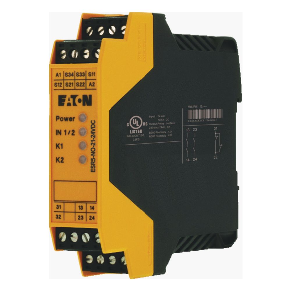 Eaton ESR5 EP-4010 Safety Relay 24V dc, Dual-Channel
