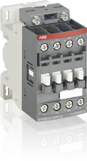 ABB AF09ZB-22-00RT-21 Contactor, 20/60 V dc Coil, 4-Pole, 25 A, 5.5 kW 60 V, 2 NC/2 NO, 690V