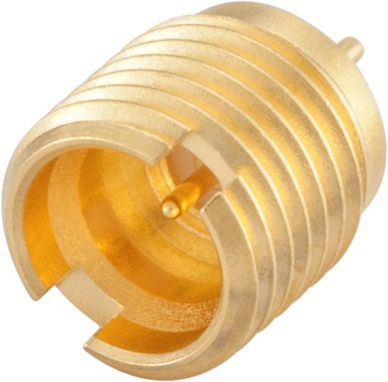 Rosenberger SMA Series, Plug Panel Mount SMA Connector, 50Ω, Solder Termination, Straight Body