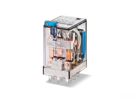 Finder Plug-In Mount Relay, 48V dc Coil, 10A Switching Current