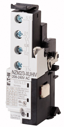 Eaton 110 → 130V ac Undervoltage Release Circuit Trip for use with N(S)2(-4) Series, N(S)3(-4) Series, NZM2(-4)