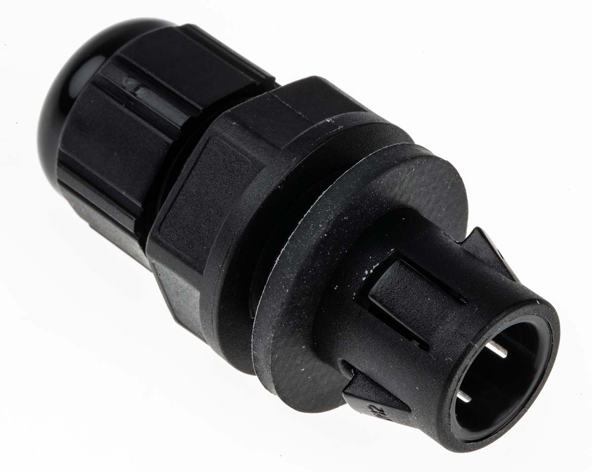 Lapp SKINTOP Series Black Polyamide Cable Gland, M12 Thread, 4.5mm min., 7mm max., IP68