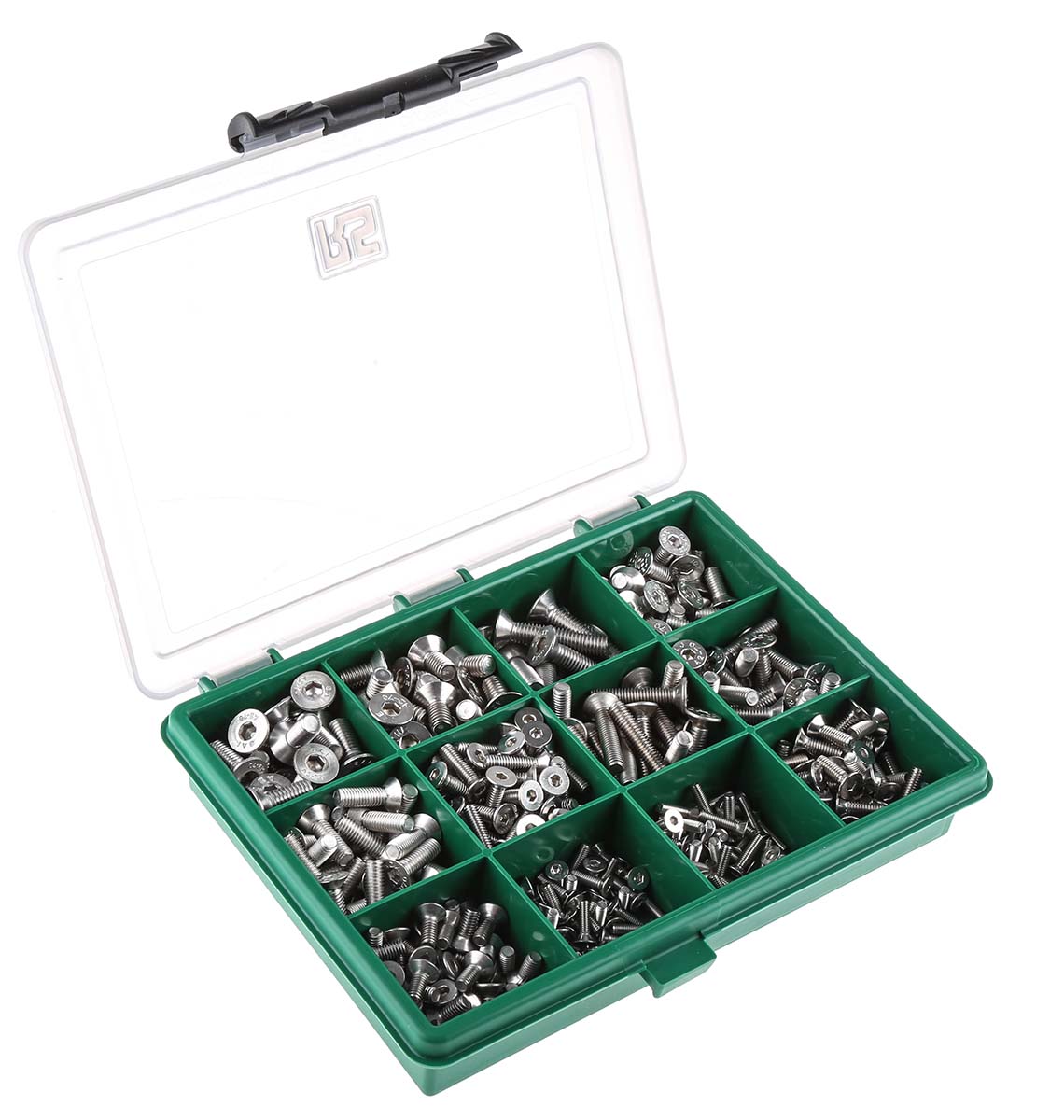 RS PRO Stainless Steel 410 Piece Hex Socket Drive Screw/Bolt Kit
