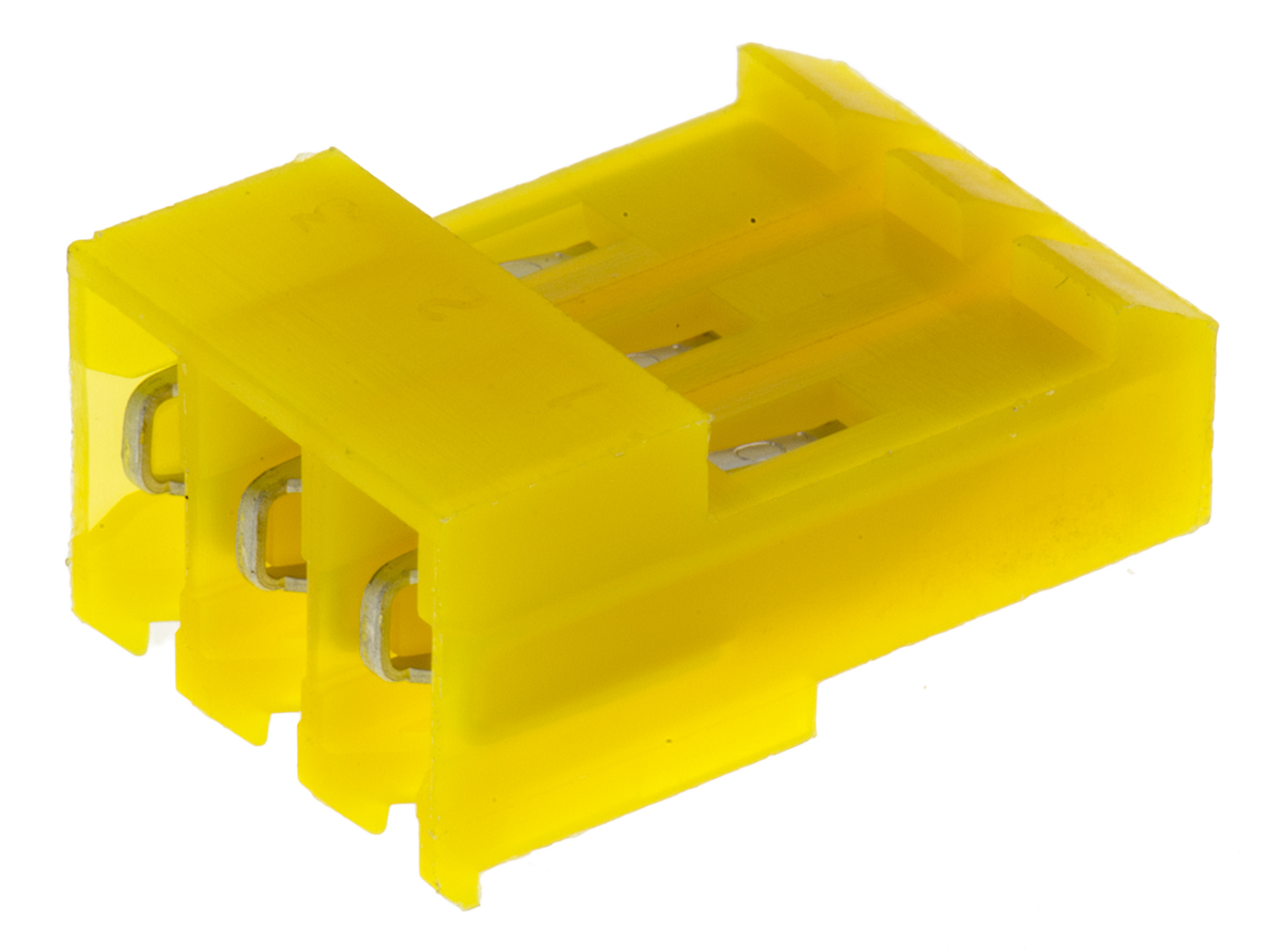 TE Connectivity 3-Way IDC Connector Socket for Cable Mount, 1-Row