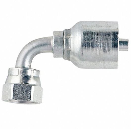 Parker Hydraulic Swivel 1 in Hose to UNF 1 7/16-12 Female, 1J977-16-16