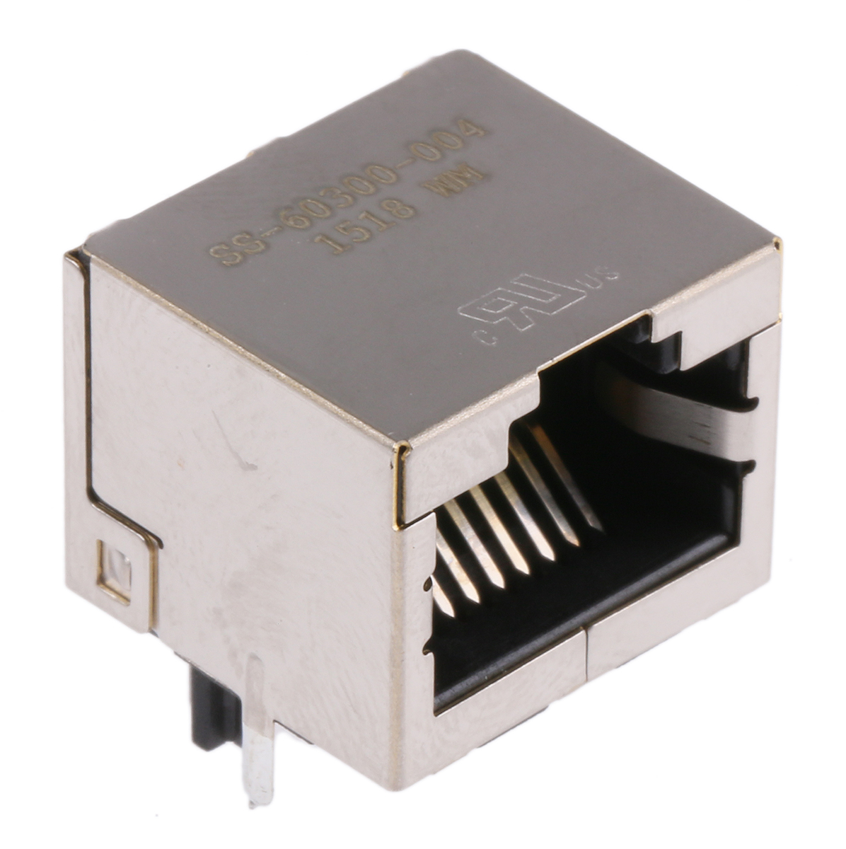 Bel-Stewart SS-60300 Series Female RJ45 Connector, Cat6a Right Angle