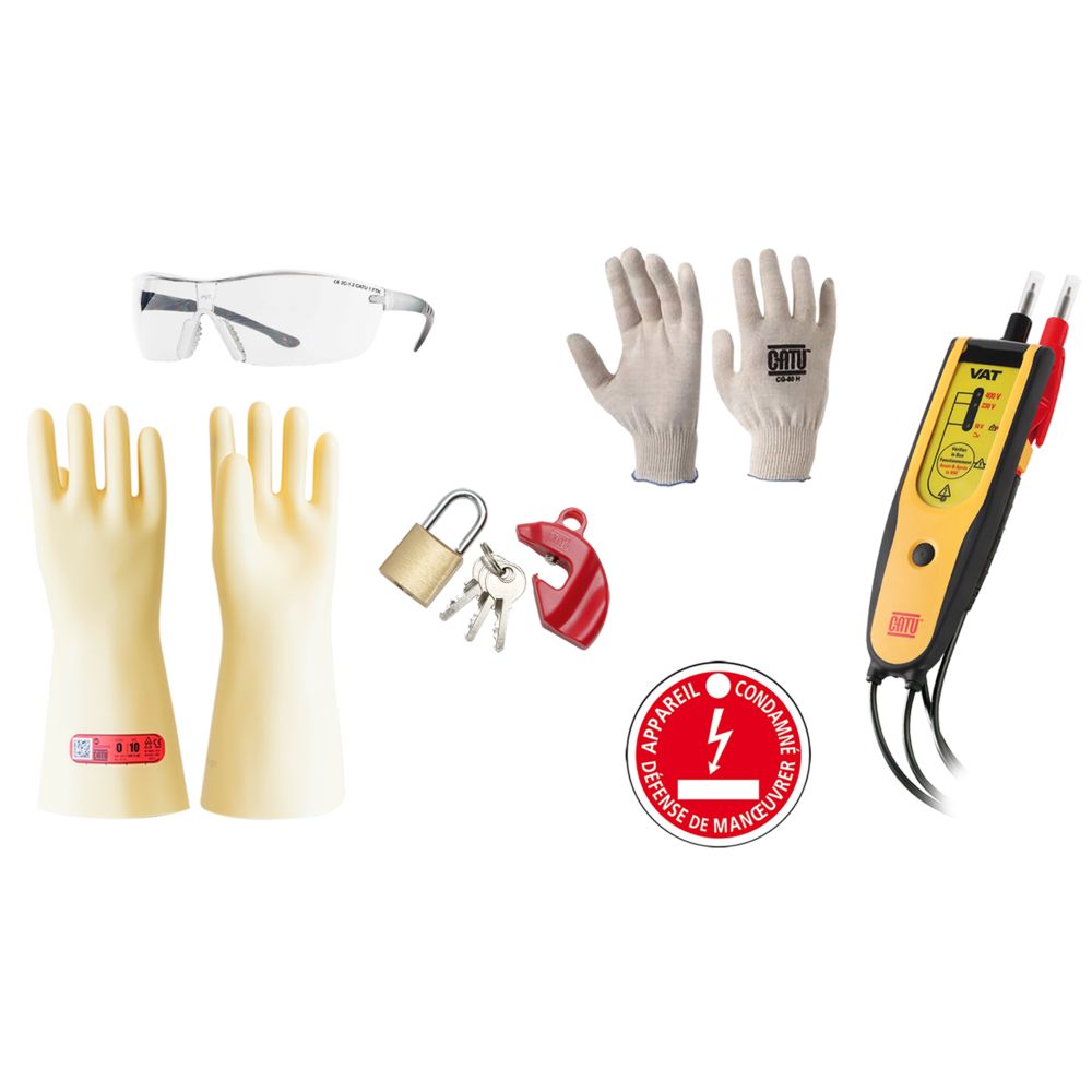 Catu General PPE Combination Kit Containing MS-917-BS ; CG-10-C ; CG-80-H ; AL-201-C/1 ; AP-467 ; 99-8487 ; MO-11000