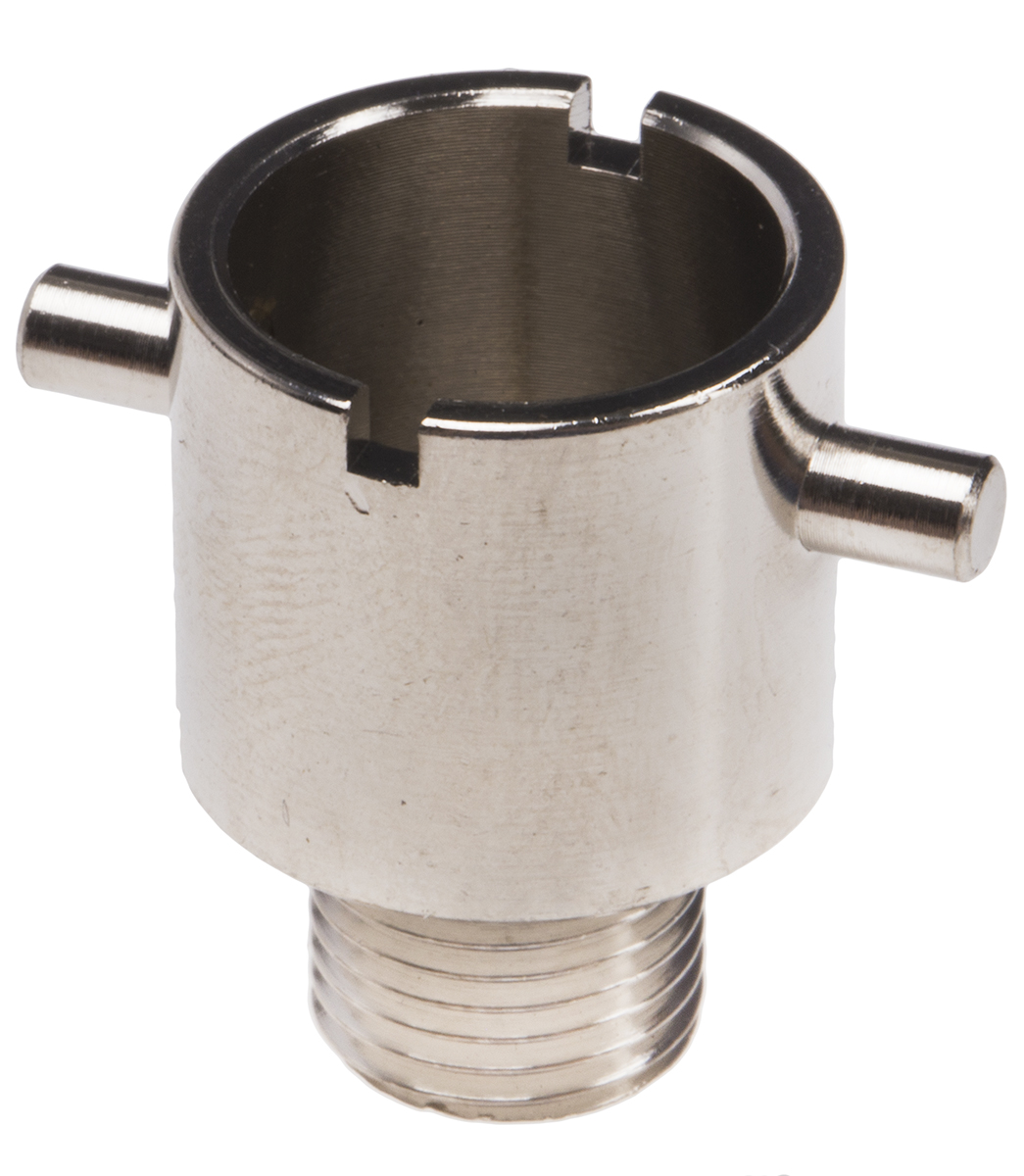 RS PRO 1/8 BSP Bayonet Adapter for Use with Temperature Sensor, 6mm Probe, RoHS Compliant Standard