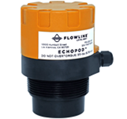 Flowline US03 Series Reflective Ultrasonic Liquid Level Transmitter Level Transmitter, 2 Wire, 4 to 20 mA Output,