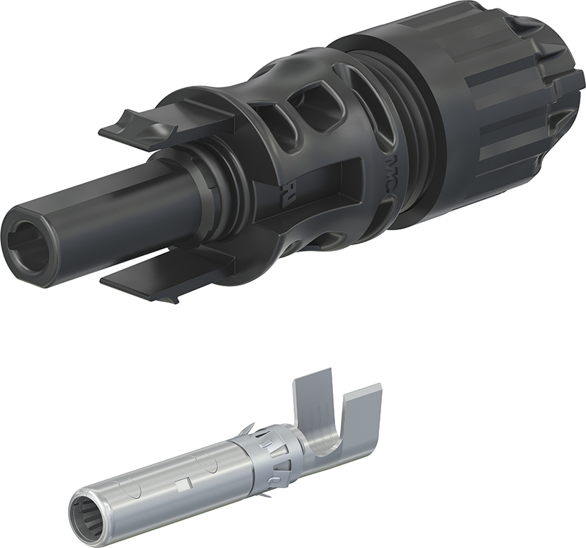 Staubli MC4-Evo 2 Series, Female, Panel Mount Solar Connector, Cable CSA, 10mm², Rated At 69A, 1.5 kV PV-KBT4