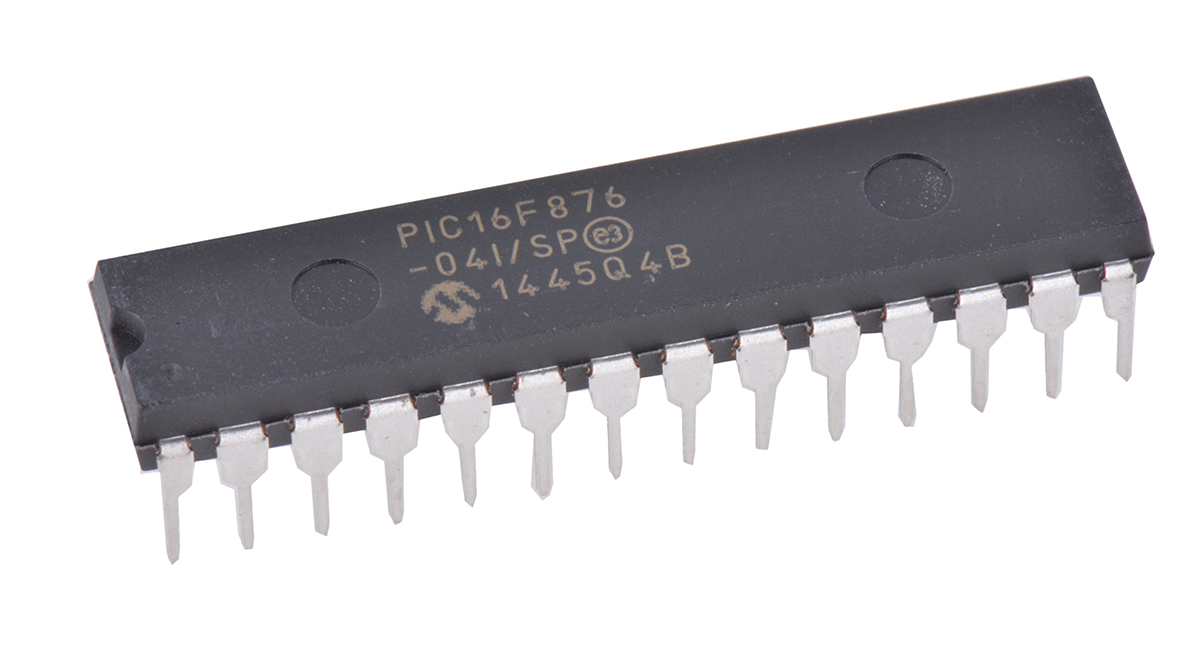 Microchip PIC16F876-04I/SP, 8 bit PIC, PIC16F87X Microcontroller, 20 MHz, 14kB FLASH, 28-Pin PDIP