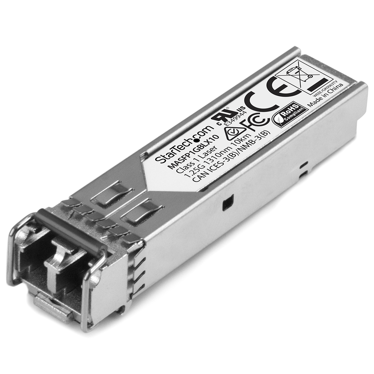 StarTech.com Cisco Compatible LC Single Mode Transceiver Module, Full Duplex, 1000Mbit/s