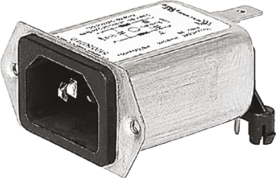 Schurter 4A, 250 V ac Male Panel Mount Filtered IEC Connector 5120.0003.0 None Fuse