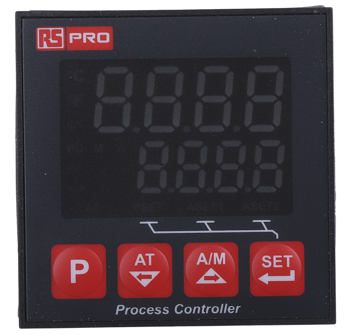 RS PRO 1/16 DIN PID Temperature Controller, 48 x 48mm, 3 Output Current, Relay, 100 → 240 V ac Supply Voltage