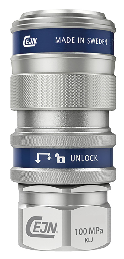 CEJN Steel Female Hydraulic Quick Connect Coupling, G 3/8 Female