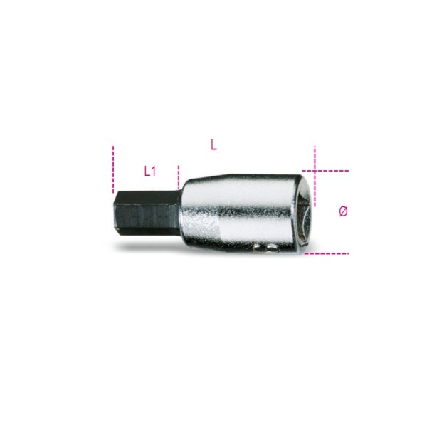 BETA Hexagon Screwdriver Bit, 2.5 mm Tip
