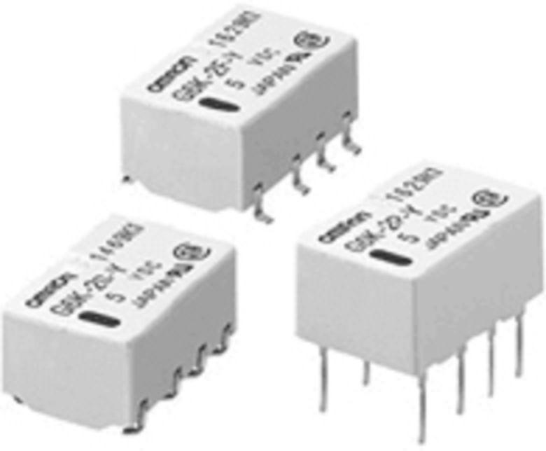 Omron Surface Mount Latching Relay, 5V dc Coil, DPDT