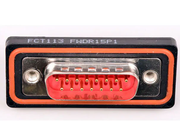 FCT from Molex 172704 15 Way Through Hole D-sub Connector Plug, 2.84mm Pitch, with 4-40 Screw Locks
