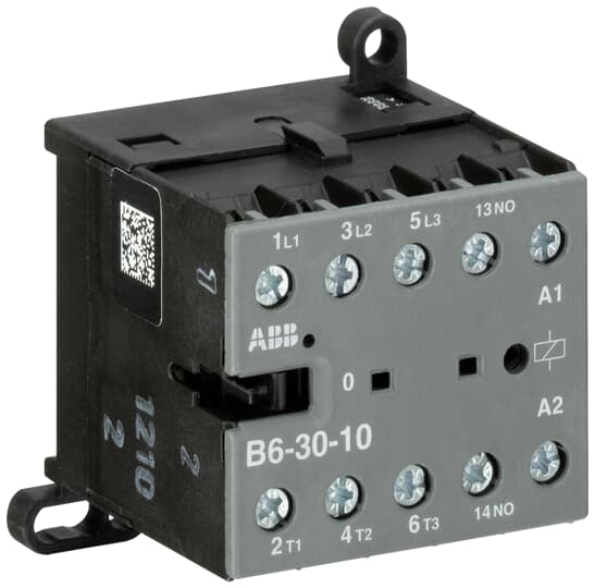 ABB B6-30-10 B Contactor, 48 V Coil, 3-Pole, 20 A, 4 kW, 3NO